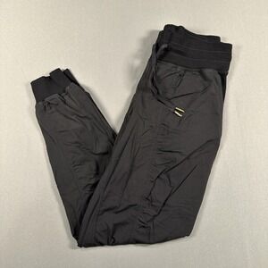 Lululemon Jogger Pants Womens 8 Black High Rise Tapered Pockets Yoga Athletic